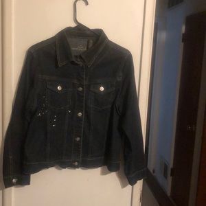 Women preowned Jean Jacket Size 2X